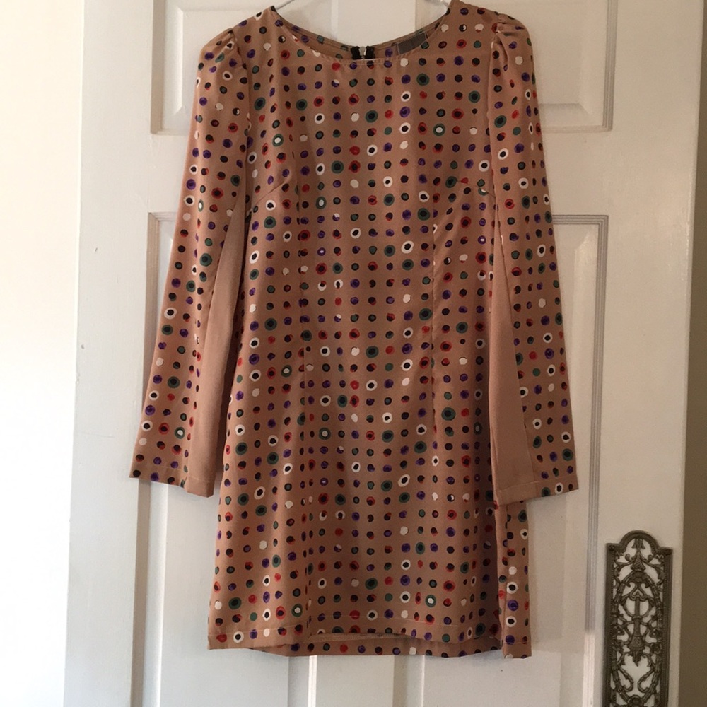 Long sleeve cocktail dress
